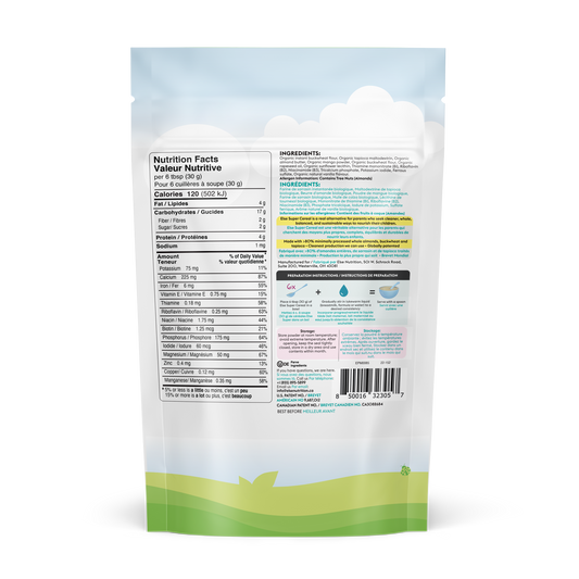 Clean Label Certified Baby Cereals - Safe from Heavy Metals. 6+ Months - Mango